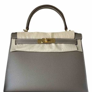 Hermès Kelly Sellier 28 Etoupe  18 Epsom 2024 W