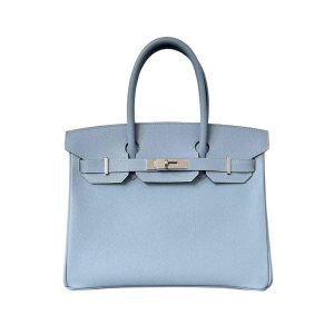 Hermès Birkin  30 Blue Lin J7 Epsom 2013 Q