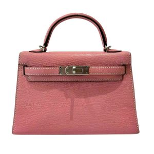Hermès Kelly  20 Rose Confetti 1Q Chevre Myzore 2020 Y