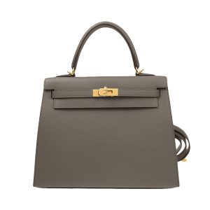 Hermès Kelly Sellier 25 Etoupe  18 Epsom 2024 W