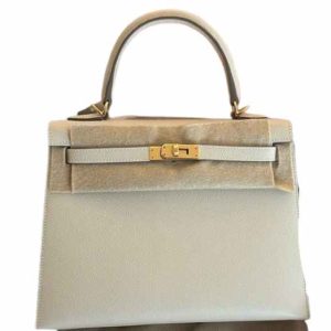 Hermès Kelly Sellier 25 Craie  10 Epsom 2024 W