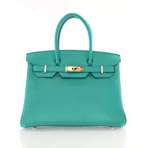 Hermès Birkin  30 Vert Veronese 6H Epsom 2019 D