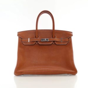 Hermès Birkin  35 Fauve 34 Barenia 2017 A