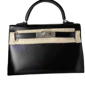Hermès Kelly Sellier 20 Black 89 Box 2024 U