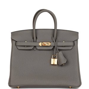 Hermès Birkin  25 Gris Meyer 0L Togo 2024 W