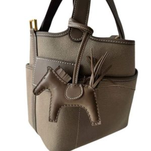 Hermès Picotin Cargo 18 Etoupe  18 Toile, Swift 2024 W