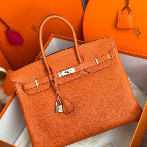 Hermès Birkin  35 Orange H 93 Togo 2009 M