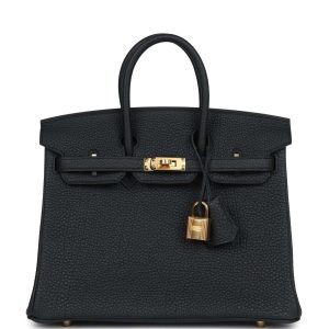 Hermès Birkin  25 Black 89 Togo 2022 U