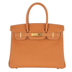 Hermès Birkin Sellier 30 Gold 37 Epsom 2021 Z