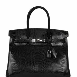 Hermès Birkin  30 Black 89 Lizard 2024 U