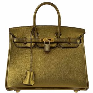 Hermès Birkin  25 Gold 37 Chevre Myzore 2004 H