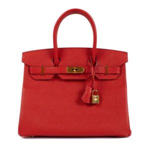 Hermès Birkin  30 Rouge Casaque Q5 Epsom 2016 X