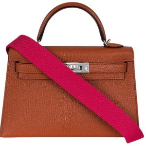 Hermès Kelly Sellier 20 Cuivre  6C Chevre Myzore 2022 U