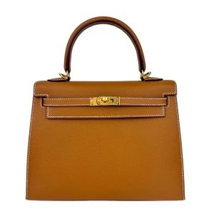 Hermès Kelly Sellier 25 Gold 37 Epsom 2019 D