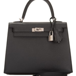 Hermès Kelly HSS & Sellier & Verso 25 Black 89 Epsom 2024 W