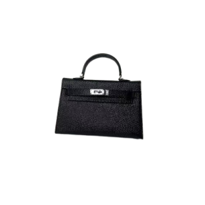 Hermès Kelly Sellier 20 Black 89 Lizard 2022 U