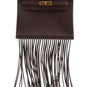 Hermès Kelly Danse & Anate Moka 44 Swift 2023 B