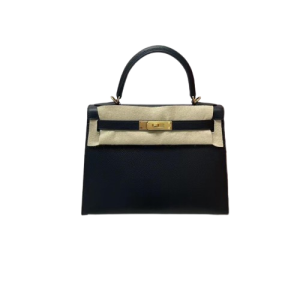 Hermès Kelly Sellier 28 Black 89 Epsom 2020 Y