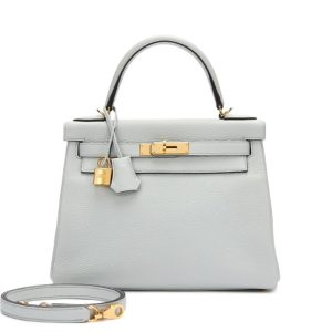 Hermès Kelly  28 Blue Pale 5A Togo 2022 U