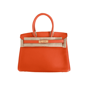 Hermès Birkin  30 Orange Feu 9J Togo 2011