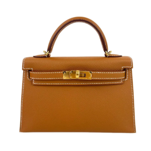 Hermès Kelly Sellier 20 Gold 37 Epsom 2021 Z