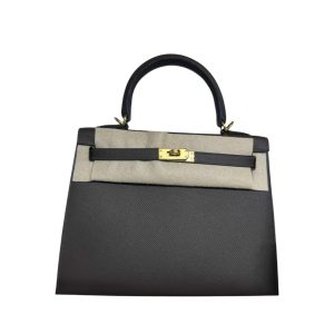 Hermès Kelly Sellier 25 Ecorce  4C Epsom 2024 W