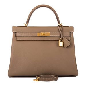 Hermès Kelly  32 Etoupe  18 Clemence 2024 W