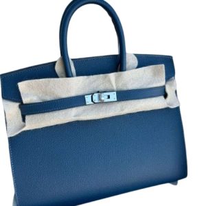 Hermès Birkin Sellier 25 Blue de Prusse  7P Epsom 2024 W