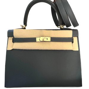 Hermès Kelly Sellier 25 Gris Misty H0 Epsom 2024 W