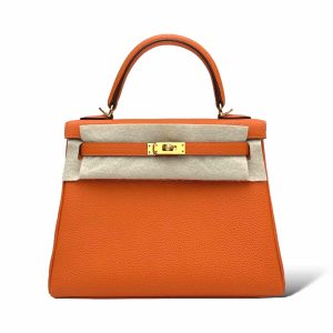 Hermès Kelly  25 Orange H 93 Togo 2024 W