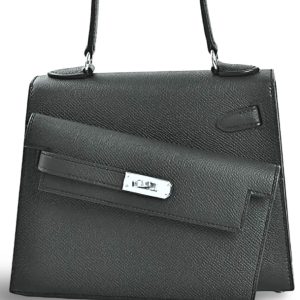 Hermès Kelly En Desordre & Sellier 20 Black 89 Epsom 2024 W