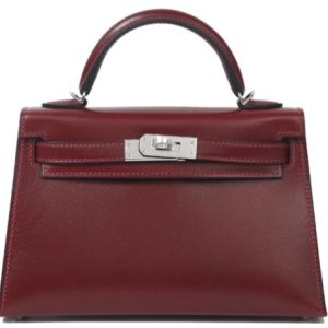 Hermès Kelly Sellier 20 Rouge H 55 Box 2024 W