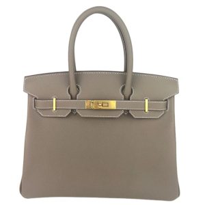 Hermès Birkin  30 Etoupe  18 Epsom 2020 Y