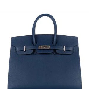 Hermès Birkin Sellier 25 Blue de Prusse  7P Epsom 2024 W