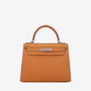 Hermès Kelly Sellier 28 Natural Sable 21 Graine 2019 D