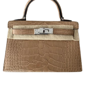 Hermès Kelly Sellier 20 Chai 0M Alligator Matt 2024 W