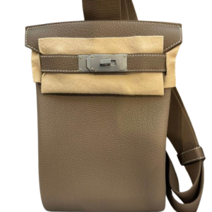 Hermès Kelly Backpack PM. Etoupe  18 Togo 2024 W