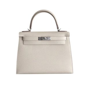Hermès Kelly Sellier 28 Craie  10 Epsom 2024 W
