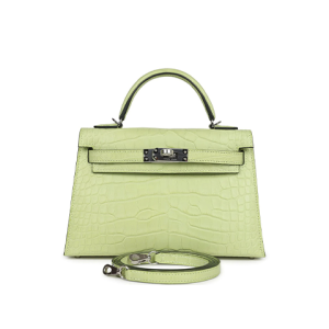 Hermès Kelly  20 Jaune Bourgeon R9 Alligator Matt 2023 B