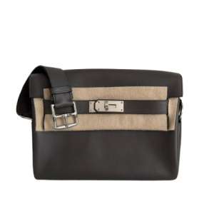 Hermès Kelly Messenger PM. Vert Gris C6 Evercolor 2024 W