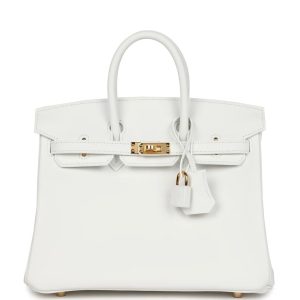 Hermès Birkin  25 New White 0U Swift 2024 W