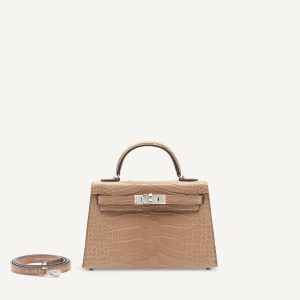 Hermès Kelly Sellier 20 Chai 0M Alligator Matt 2024 W