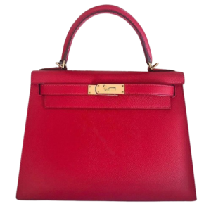 Hermès Kelly Sellier 28 Rouge Casaque Q5 Epsom 2018 C
