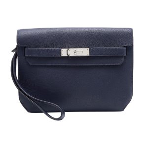 Hermès Kelly Depeche 25 Blue Nuit 2Z Togo 2023 B