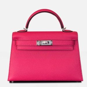 Hermès Kelly Sellier 20 Rose Extreme I6 Epsom 2024 W
