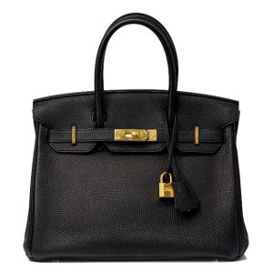 Hermès Birkin  30 Black 89 Togo 2017 A