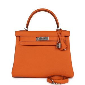 Hermès Kelly  28 Orange H 93 Togo 2024 W