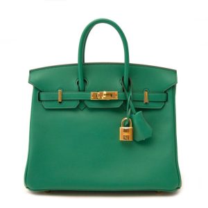 Hermès Birkin  25 Vert Vertigo U4 Togo 2024 W