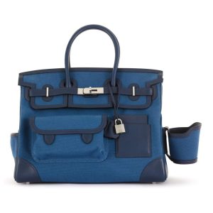 Hermès Birkin Cargo 35 Blue Roi 10A Swift, Toile 2021 Z