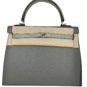 Hermès Kelly Touch 25 Gris Meyer 0L, Gris Pearl 80 Madame 2024 W